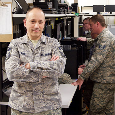Chief Master Sgt. Bruce Fong, 174th Attack Wing/Communications Flight, New York Air National Guard
